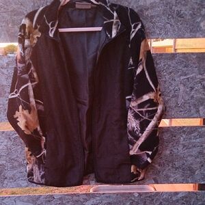 Northcrest Black and Camo Fleece Jacket